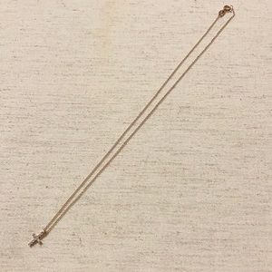 Sterling Silver cross necklace.